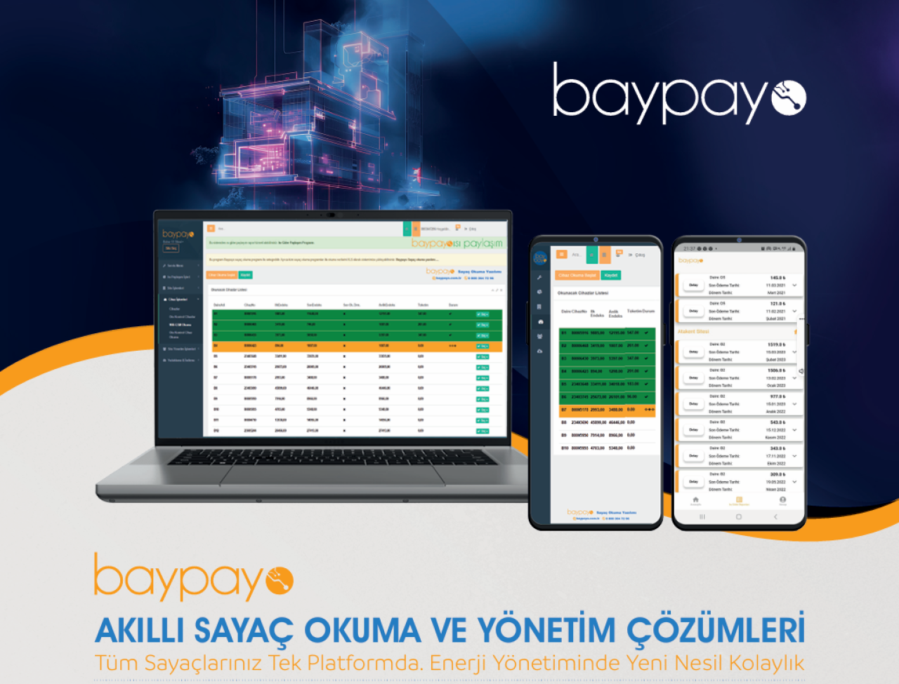 Kalorimetre Okuma Programı mbus rf kablosuz